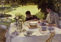 G. De Nittis, “Colazione in giardino” (1884)