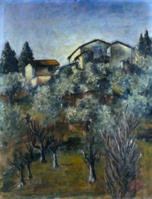 Ottone Rosai, “Paesaggio”, 1922 (fonte Artgate Fondazione Cariplo)
