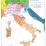 Carta linguistica del territorio italiano e dei territori circostanti
