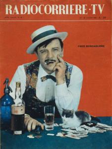 Fred Buscaglione (1921-60) sulla copertina del "Radiocorriere TV" n. 29 del 1959