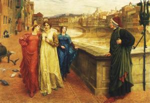 Henry Holiday (1839-1927), Dante incontra Beatrice al ponte Santa Trinita