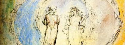 William Blake (1757-1827), Beatrice e Dante nella costellazione dei Gemelli