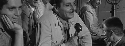 Blasetti in "Bellissima" (1951) di L. Visconti. Fonte: Wikipedia