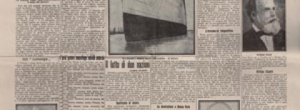 "Il Secolo" del 17 aprile 1912. Prima pagina.