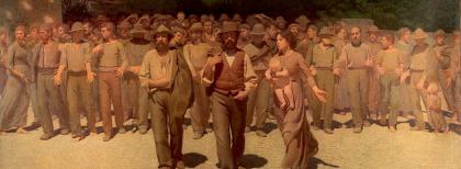  Giuseppe Pellizza da Volpedo, "Quarto Stato", 1901