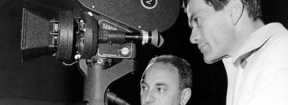 Pasolini con Tonino Delli Colli. Fonte: INDIRE, Olycom spa