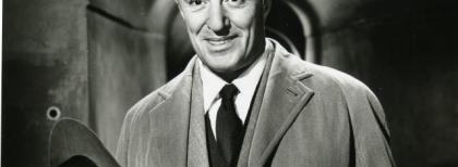 Vittorio De Sica nel 1958. Fonte: ASAC - Biennale di Venezia