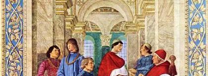 Melozzo da Forlì, "Il Platina", 1477