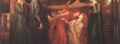 D.G. Rossetti, "Sogno di Dante" (1871 ca.). Fonte: Wikimedia Commons