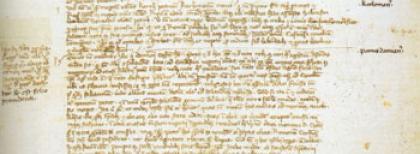 Una pagina del "De vita solitaria" con postille derivate da Petrarca. 