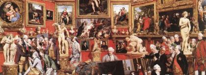 Johan Zoffany, "La Tribuna degli Uffizi", 1772-1778, Royal Collection