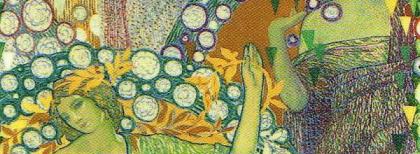 Galileo Chini, "La Primavera che perennemente si rinnova", 1914. Fonte: Wikimedi