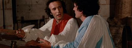 Benigni e Troisi in "Non ci resta che piangere" (1984). Fonte: Wikipedia
