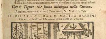 Bartolomeo Scappi, "Opera", Venezia, Alessandro de Vecchi, 1622.Wikicommons