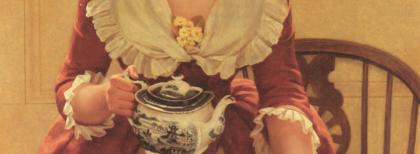 George Dunlop Leslie, "Tea", olio su tela, 1894 circa, Collezione privata. 
