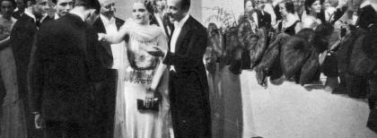 Foto di scena del film "Contessa di Parma", regia di Alessandro Blasetti (1937).