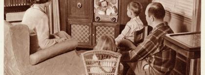 Famiglia alla TV