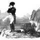Napoleone a Sant'Elena, illustrazione, 1881. Fonte: Wikimedia Commons