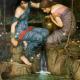 J.W. Waterhouse, Le ninfe ritrovano la testa di Orfeo (1900). Fonte: WikiCommons