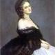 Virginia Oldoini, Contessa di Castiglione ritratta da Michele Gordigiani, 1862. 