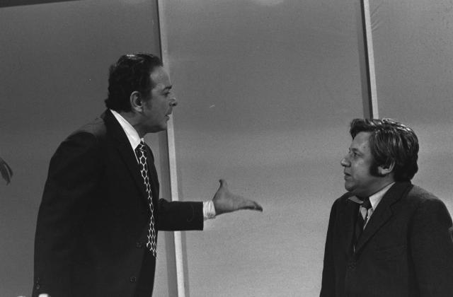 "Quelli della domenica": Paolo Villaggio e Gianni Agus, 1968