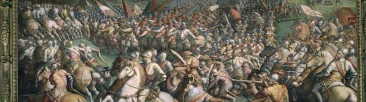 Vasari, "Battaglia di Scannagallo", Salone dei Cinquecento