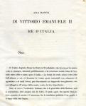 Dedica a Vittorio Emanuele II