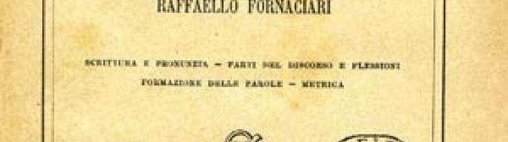Fornaciari, Grammatica italiana