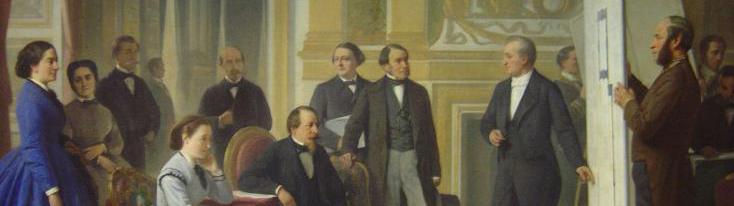 Napoleone III e Louis Visconti, 1865