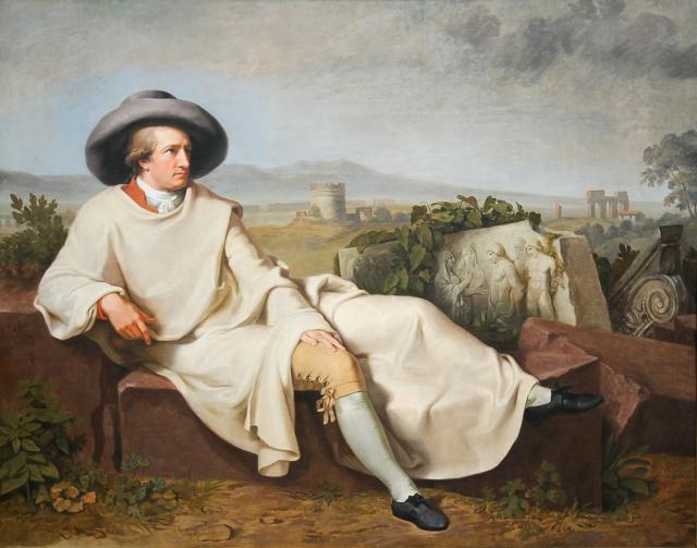 Ritratto di Goethe nella campagna romana 