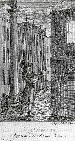 Luigi Bassi nel "Don Giovanni", 1787