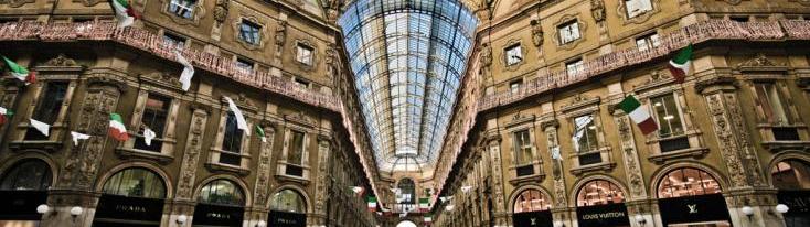 La Galleria Vittorio Emanuele II a Milano