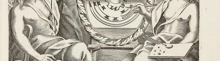 Antiporta della prima edizione di Emanuele Tesauro, "Il cannocchiale aristotelico"