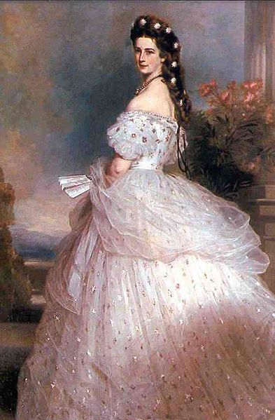 Winterhalter, ritratto dell’imperatrice Elisabetta d’Austria, 1865