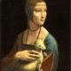 Leonardo, "Dama con l'ermellino", 1485