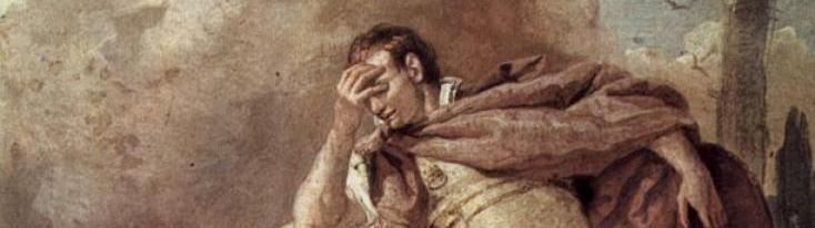 Tiepolo, "Mercurio ordina a Enea di lasciare Cartagine", 1757