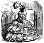 Esterno/interno di crinolina, 1856