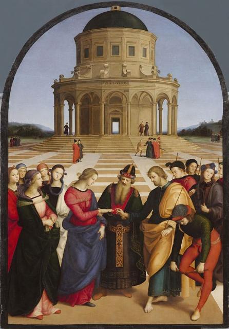 Raffaello, "Sposalizio della Vergine", 1504