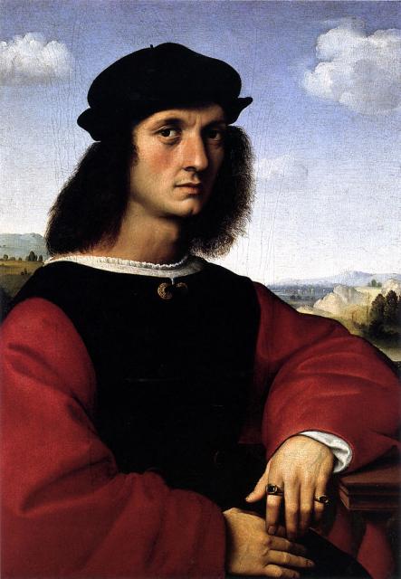 Raffaello, "Ritratto di Agnolo Doni", 1506