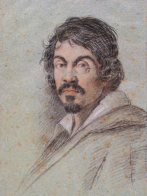 Ottavio Leoni, "Ritratto di Caravaggio", 1621