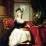 Maria Antonietta in una sobria "robe à l'anglaise"