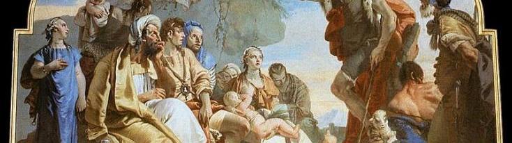 Tiepolo, "San Giovanni Battista predica alla folla", 1733