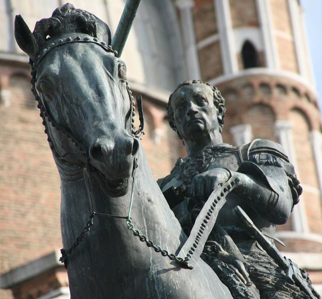 Donatello, monumento equestre al Gattamelata, 1446-53