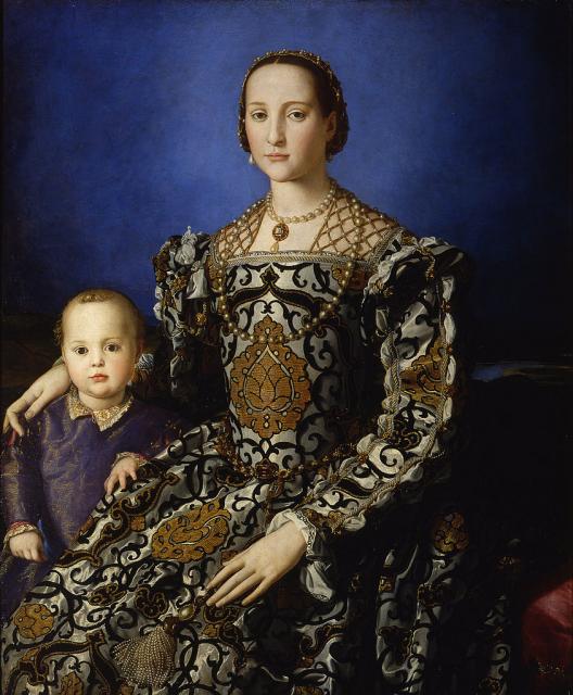 Bronzino, "Eleonora di Toledo col figlio Giovanni de' Medici"