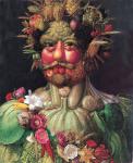 Giuseppe Arcimboldo, "Ritratto di Rodolfo II in veste di Vertunno", 1591