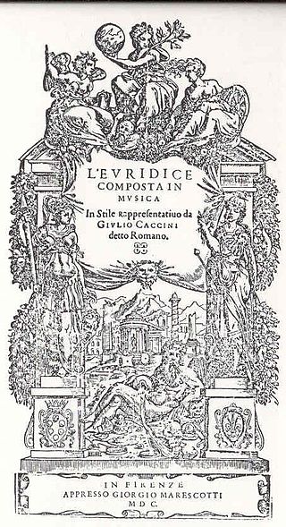 L'Euridice di Rinuccini, nella versione musicata da Caccini, 1602