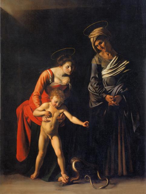 Caravaggio, "Madonna dei Palafrenieri", 1605