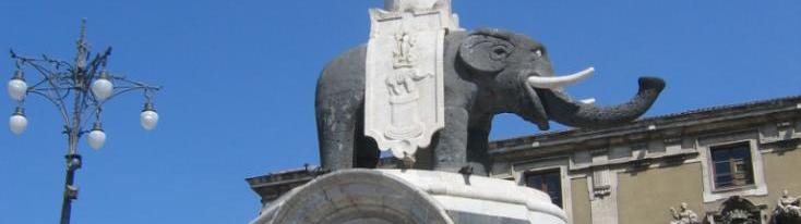 La Fontana dell'Elefante a Catania