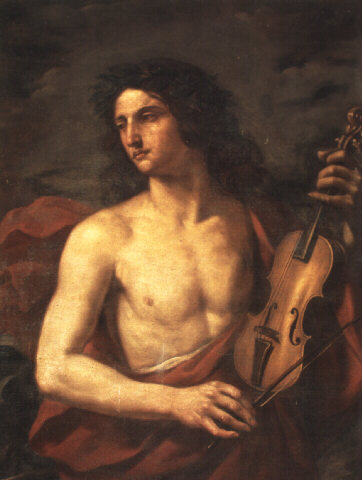 Cesare Gennari, "Orfeo con la viola", XVII secolo