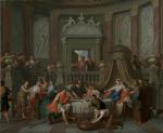 Gerard Hoet, "Il banchetto di Cleopatra", 1700